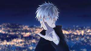Anime jujutsu kaisen satoru gojo white hair blue eyes glasses cat boy hd kawaii. Jujutsu Kaisen Satoru Gojo Wallpaper 4k 7 3288