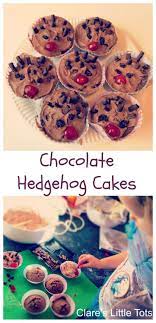 Chocolate Hedgehog Cakes Clare S Little Tots Hedgehog Cake Childrens Baking Baking With Toddlers