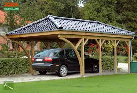 Carport Holz Ueberberg Joda 006 Techos Para Autos Cobertizo Garaje