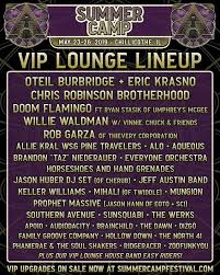 2, both at 6:30 p.m. Scamp Schedule Summer Camp Music Festival Summer Camp Vip Lounge