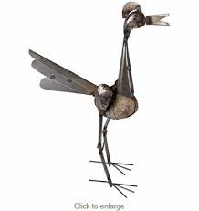 Large Rocking Roadrunner Metal Garden Art Sculpture Garden Art Sculptures Metal Garden Art Metal Yard Art
