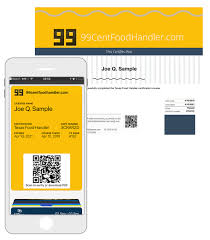 Use on any device & get your food handler card today! 99centfoodhandler Com Only 0 99 Texas Food Handler Certificate 99 Cent