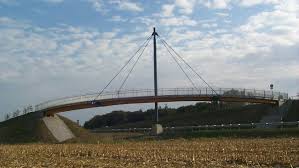 Holzbrucke Pylonbrucke Hochstetten Holzbrucke Bogenbrucke Brucke