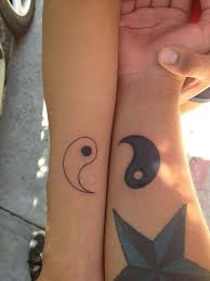 Matching Tattoos Yin Yang Deja Vu Pinterest Yin Yang Tattoos For Couples Yin Yang Tattoos Matching Tattoos