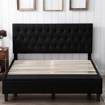 Crafted of manufactured wood with handsome veneers, these platform beds strike a streamlined silhouette. Black Storage Included Beds You Ll Love In 2021 Wayfair