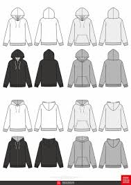 Hoodie Set Fashion Flat Sketch Template Etsy Hoodie Illustration Fashion Flats Fashion Design Sketches