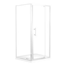 Mondella 920 X 880 X 1830mm White Cadenza Shower Screen Shower Screen Shower Frameless Shower