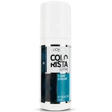 The color will reactivate in the next few days if you don't eliminate it from the hair's stalk. L Oreal Paris Colorista Spray 1 Day Color Temporary Hair Colour 75 Ml Turquois Ebay