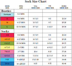60 Rare Sock Size Chart For Kids