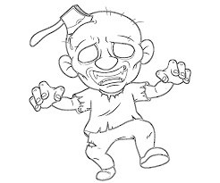 Tema por colorlib desenvolvido em wordpress. Desenho De Zumbi Com Machado Na Cabeca Para Colorir Tudodesenhos