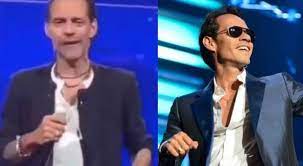 Marc Anthony es captado haciendo extrañas muecas en concierto en vivo -  VIDEO