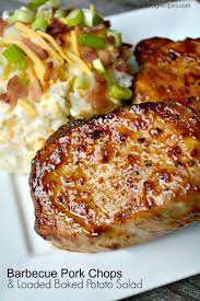 Pan Seared Barbecue Pork Chops Recipe Pork Recipes Pork Dinner Yummy Dinners