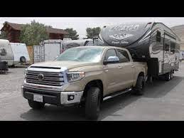 Towing capacity gooseneck/5th wheel towing capacity payload capacity curb weight; Toyota Tundra Tows 5th Wheel Reviewing Camping Trip To Hoover Dam Youtube