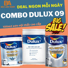 Combo Dulux 09 - Sơn Dulux ngoài trời siêu cao cấp Khuyến Mãi Lớn 1️⃣