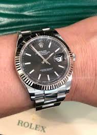 Rolex enjoys an unrivalled reputation throughout the world for quality and precision in luxury. Rolex Datejust 41 Model 126334 0017 Greis Jewelers