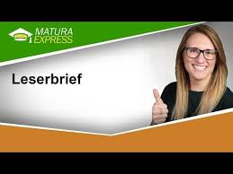 Check spelling or type a new query. Leserbrief Beispiel Zentralmatura Deutsch Youtube