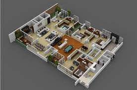 This two storey house design has 4 bedrooms with 3 bathrooms with total floor area of 166 square meters esigned to be built as single detached. 50 Four 4 Bedroom Apartment House Plans Architecture Design Modern House Plans 4 Bedroom House Plans Bedroom House Plans