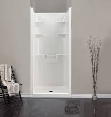 Melrose 36 Inch D X 80 Inch W X 36 Inch H Square 1 Piece Acrylic Shower Stall In White Shower Remodel Fiberglass Shower Shower Stall