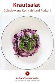 Krautkopfe Rezept Fur Krautsalat Aus Rotkohl Und Kohlrabi Oder Auch So Eine Art Rheinhessischer Coleslaw Die Ideale Beilage Zum Grillen Und Auch Als Einzelspi Rotkohl Krautsalat Krautsalat Rezepte