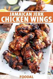 Grilled Jamaican Jerk Chicken Wings Recipe Foodal Recipe Jamaican Dishes Jerk Chicken Wings Grilled Chicken Recipes