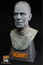 This is a promotional photo for the 1957 film Voodoo Island, starring Boris  Karloff. The image depicts a skeleton sitting at a control panel, and the  text "VUL-74" is likely a production