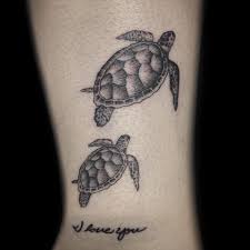 Sea turtle tattoo i like this tattoo but i would put it in colour and extend the front fin so it doesn't look like a crimple. Lifestyle Tattoo Co Baby Turtles For The Kids Big Or Small We Do It All Lifestyletat2 Facebook
