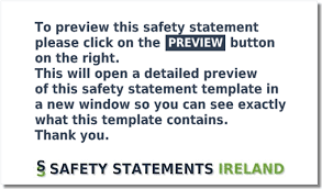 Safety Statements Ireland - Shop Online - Immediate Download