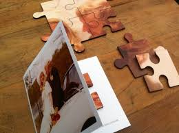 Puzzles can help kids develop fine motor skills while they exercise critical and logical thinking muscles. Wooden Puzzle Invitations On Behance