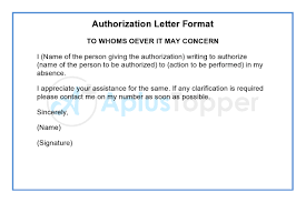 After the customer's december bill, a customer may request a check for any outstanding credits from the prior year; Authorization Letter Letter Of Authorization Format Samples A Plus Topper