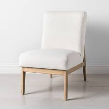 Upholstered Natural Wood Slipper Accent Chair Hearth Hand With Magnolia Target The chairs are perfect to be displayed in your bedroom, office, kitchen or living room.