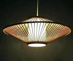 wicker hanging light shades rattan