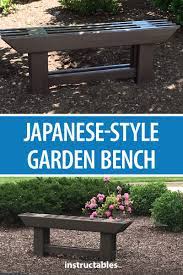 Japanese Style Garden Bench From Reclaimed Wood Japanese Style Garden Japanese Garden Garden Bench