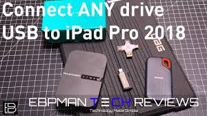 How To Connect Any Hard Drive Ssd Or Usb To The New Apple Ipad Pro 2018 Ravpower Filehub Plus Youtube New Apple Ipad Pro Ipad Pro Ipad