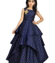 Jul 27, 2021 · a sleeveless plain maxi dress can be styled with an embellished jacket and some chunky jewellery. Gowns For Girls Buy Indian Kids Gown Online Party Gown For Kids