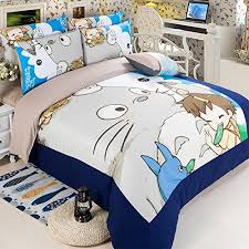 ： tv & celebrity theme： style: Robot Check Kids Bedding Sets Totoro My Neighbor Totoro