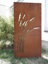 Zen Man Edelrost Garten Sichtschutz Aus Metall Rost Gartenzaun Gartendeko Edelrost Sichtschutzwand H150 75cm 031912 2 Garten Design Garte Murales Hogar Cultura