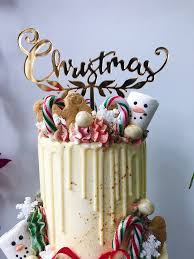 Her work has been published in brides magazine, country living. Christmas Cake Topper Acrylic Christmas Cake Designs Christmas Cake Topper Christmas Cake