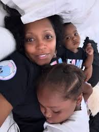 Keshia Knight Pulliam with her babies: Ella and Knight.