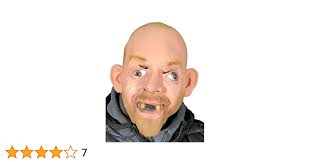 Johnnies en caoutchouc, masque Cletus, tête entière, latex, dents tordues,  taille unique, Halloween : Amazon.fr: Mode