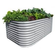 Birdies Raised Garden Beds Uk Birdies 2200 X 1300 X 800mm Zincalume 6 In 1 Raised Garden Bed Vegetable Garden Raised Beds Raised Garden Beds Garden Beds