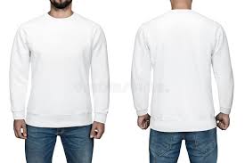 Check spelling or type a new query. Men In Blank White Pullover Front And Back View White Background Design Sweatshirt Template And Mockup For Print Stock Image Image Of Muslim Design 108117927