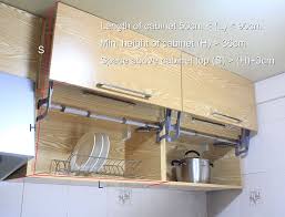 Gimify Hanging Cabinet Door Vertical Swing Lift Up Stay Pneumatic Kitchen Mechanism Hinges Gas Support Arm Hanging Cabinet Cabinet Doors Hinges For Cabinets