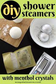 Diy Shower Steamers Recipe With Menthol Crystals Menthol Crystals Shower Steamers Diy Diy Shower