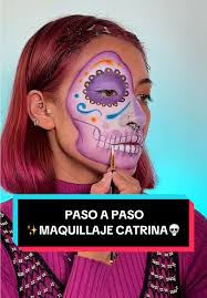 Maquillaje de Catrina con Toque Glam para Día de Muertos