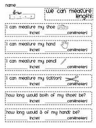 Measure With Inches And Centimeters Freebie Measurement Worksheets Common Core Math Assessments Math Assessment