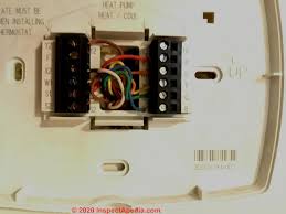 White goes to the white wire from the motor. Guide To Wiring Connections For Room Thermostats
