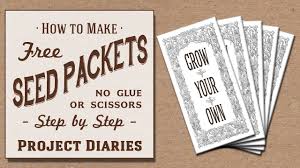 Where it says power mint seed packets is, in fact, misleading. How To Make Free Seed Packets No Scissors Or Glue Needed Youtube