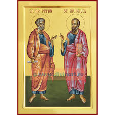 Sfintii petru si pavel sunt sarbatoriti pe 29 iunie. Icoana Sfintii Apostoli Petru Si Pavel Divinart