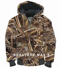 Walls Outdoors Toddler Insulated Camouflage Hooded Jacket In Realtree Max 5 Camo