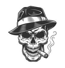 The crown has five points because the latin kings are an affiliate of the people nation gang which is represented by the number latin kings have a huge presence both in and out of prison and theyre roots go back to the. Gangster Skulls Vector Images Over 1 600